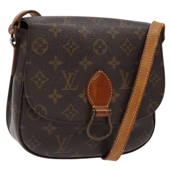 LOUIS VUITTON Monogram Saint Cloud MM Shoulder Bag M51243 LV Auth ep10264 - Picture 1 of 16
